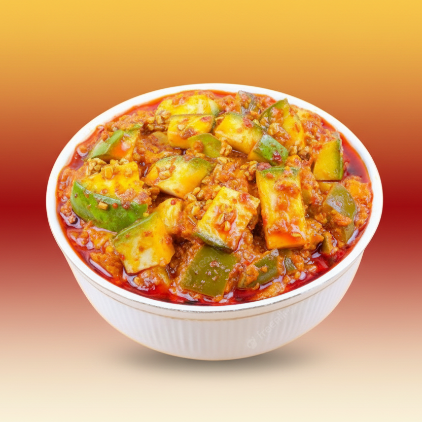 Spicy Mango Pickle - Traditional Homemade Achar
