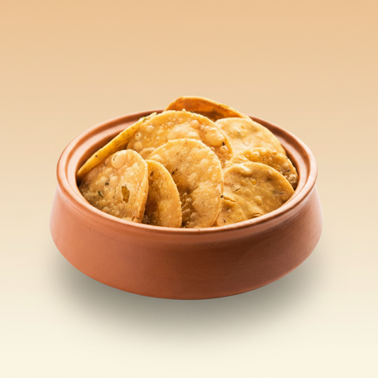 Jeera Puri - Cumin Flavored Crispy Puri