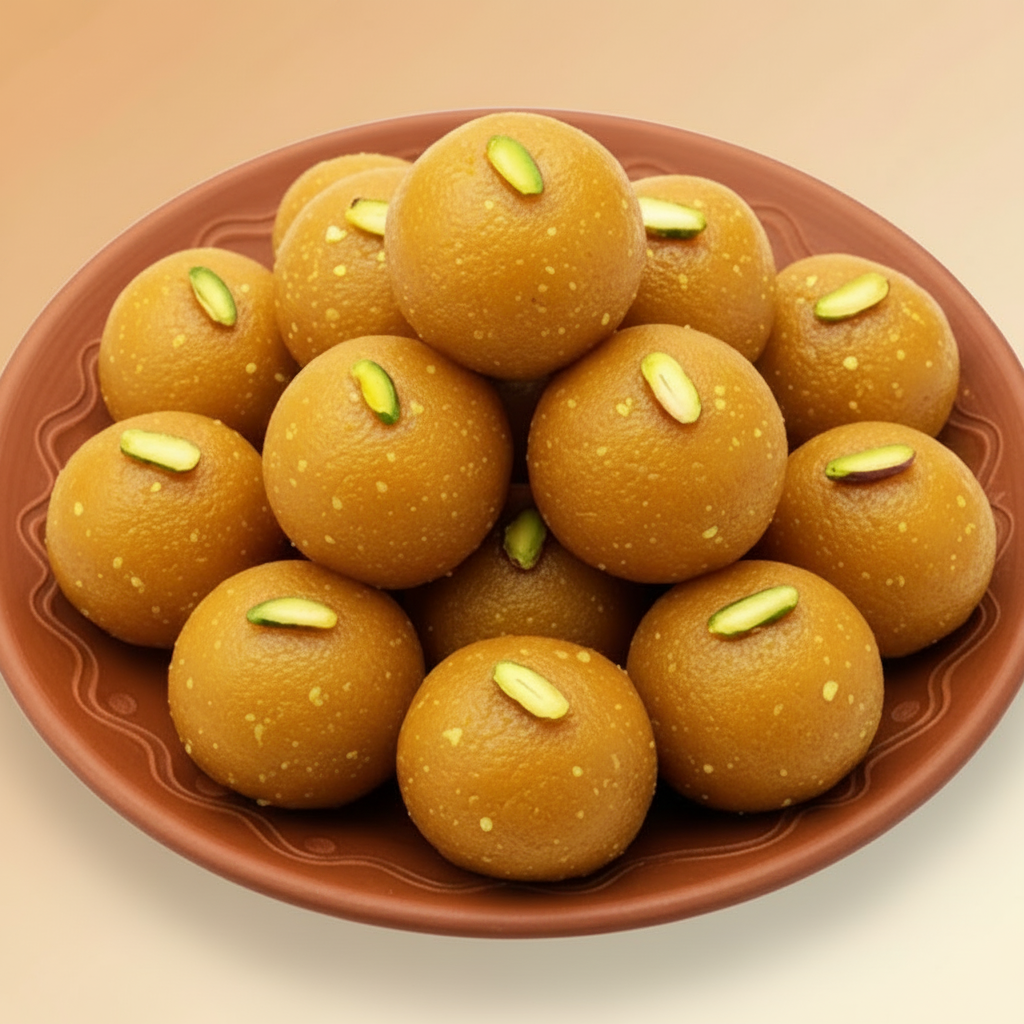 Moong Ladu - Traditional Protein Rich Sweet