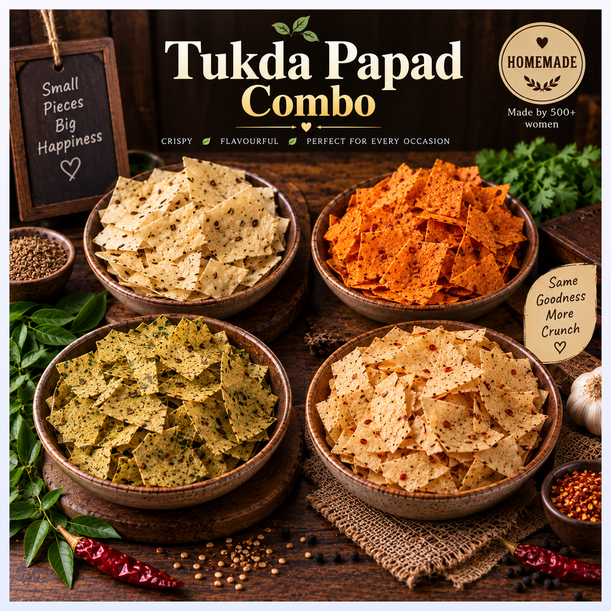 Tukda Papad Combo
