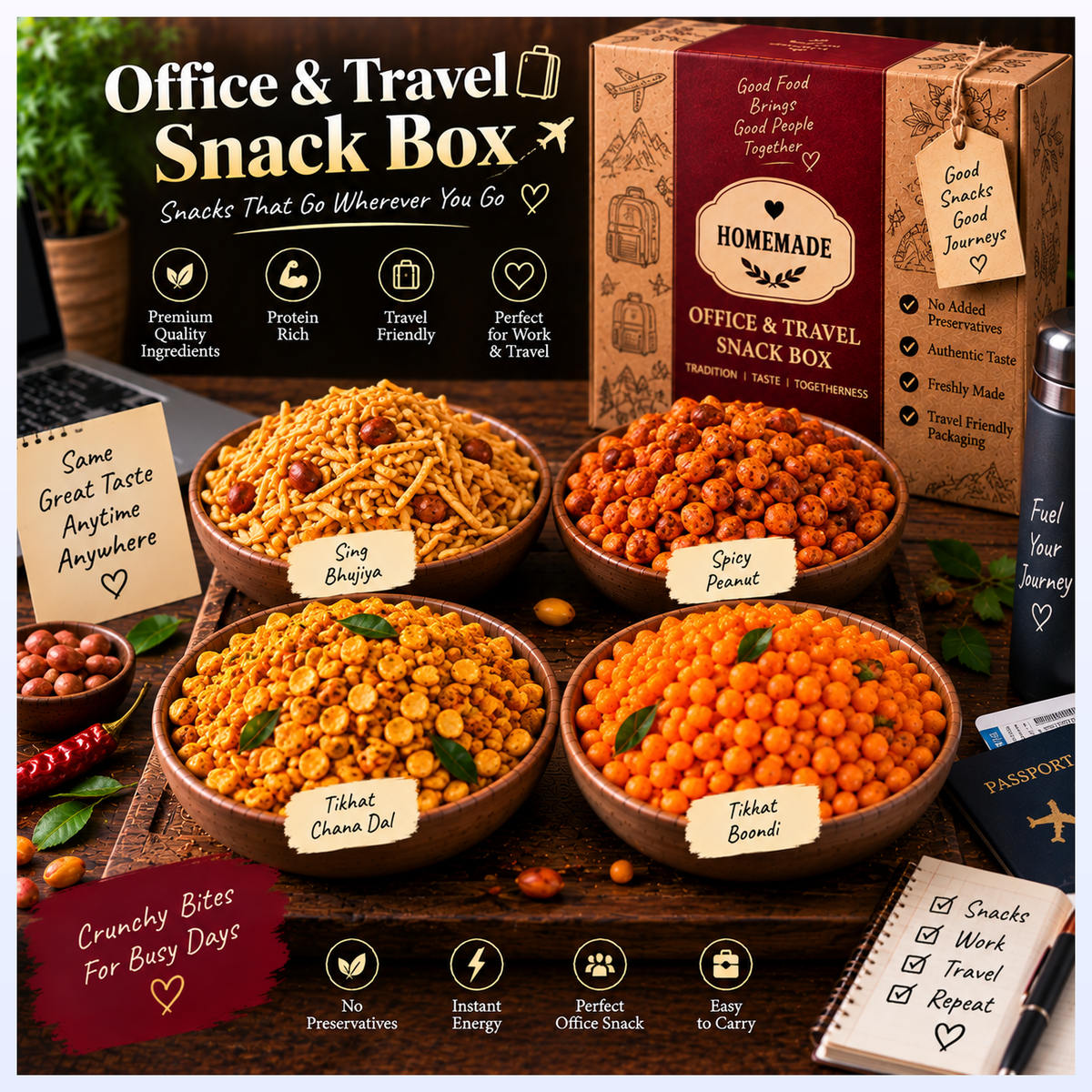 Office & Travel Snack Box