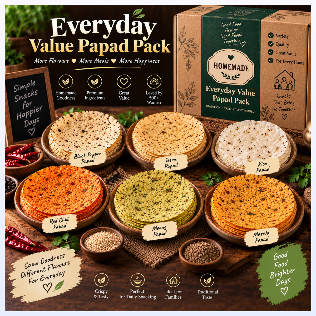 Everyday Value Papad Pack